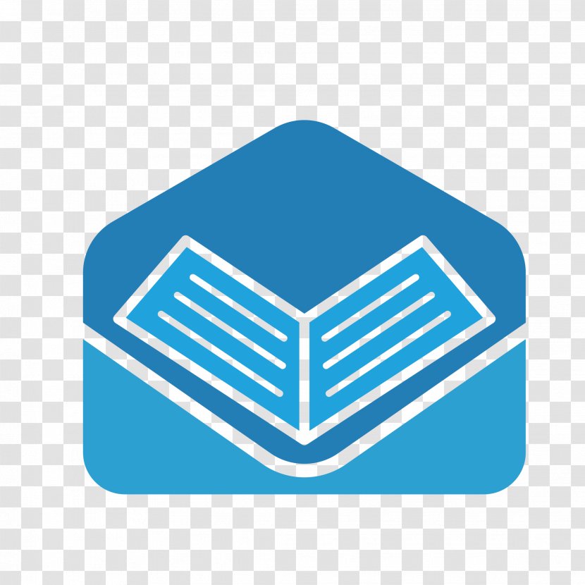 Logo Design Image Book Vidya Tutorials - Electric Blue - Corporate Transparent PNG