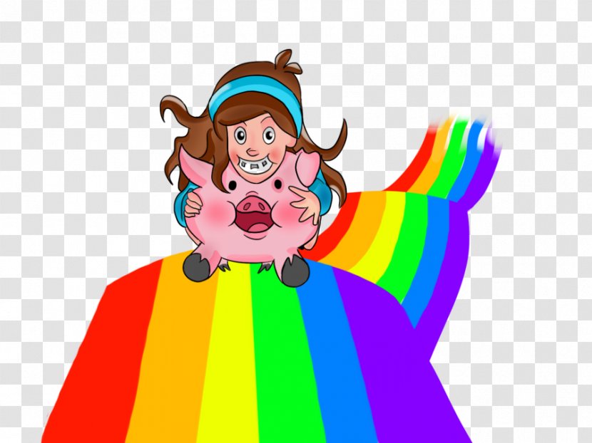 Mabel Pines Waddles Over The Rainbow Legendary Creature - Pokemon - Gravity Imaging Universe After Einstein Transparent PNG