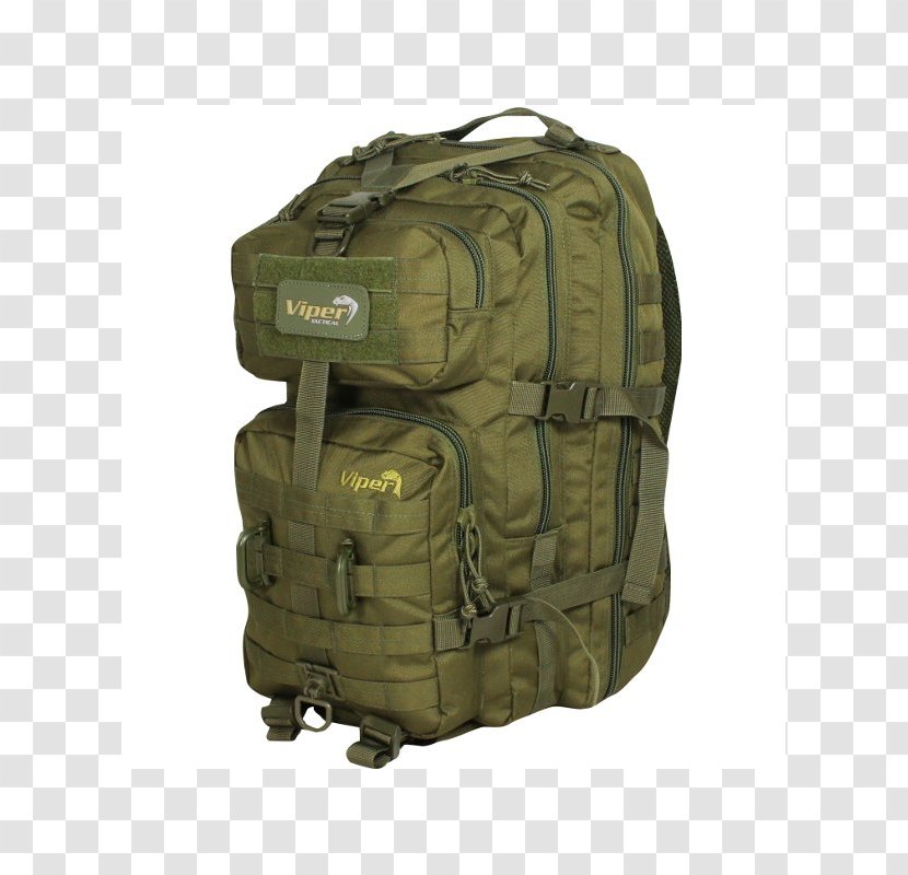 Backpack Vipers MOLLE Bag Coyote - Hand Luggage Transparent PNG