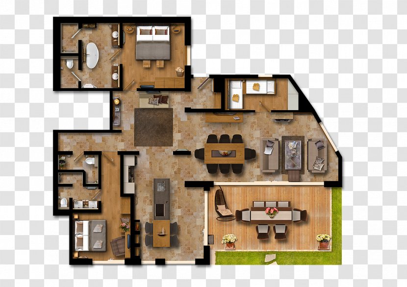 Floor Plan Property - House - Marmo Transparent PNG
