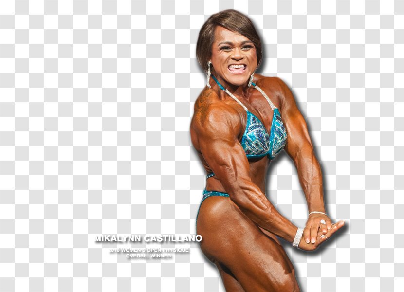Fitness And Figure Competition Body Man - Watercolor - Female Bodybuilding Transparent PNG
