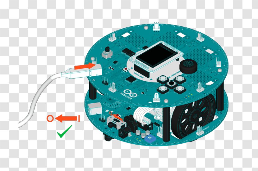 Robot Arduino Electronics Computer Microcontroller - Electronic Component Transparent PNG