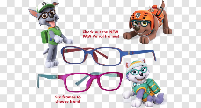 Glasses Picture Frames Visionworks Of America Eyeglass Prescription - Rocky Paw Patrol Transparent PNG