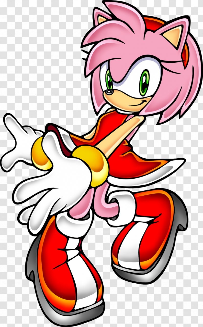 Sonic Advance 2 Adventure 3 - Artwork - Amy Rose The Hedgehog Transparent PNG
