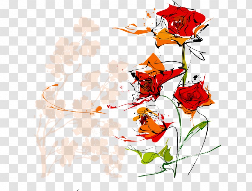 Painting Adobe Illustrator Drawing - Petal - Rose Transparent PNG