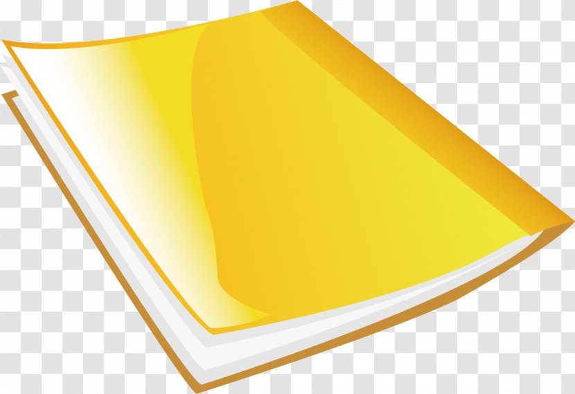 Material Yellow Angle - Book Transparent PNG