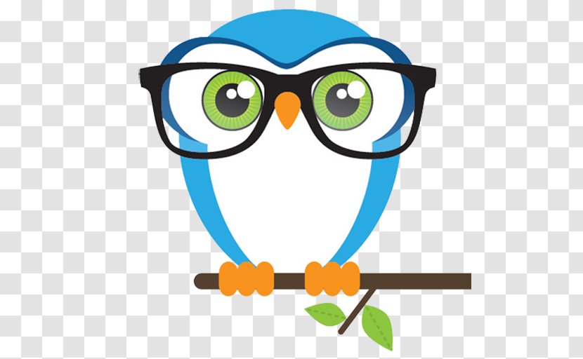 Owl Bird Glasses Cross-stitch Clip Art - Of Prey Transparent PNG