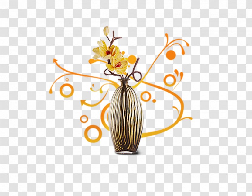 Vase - Branch - Pattern Transparent PNG