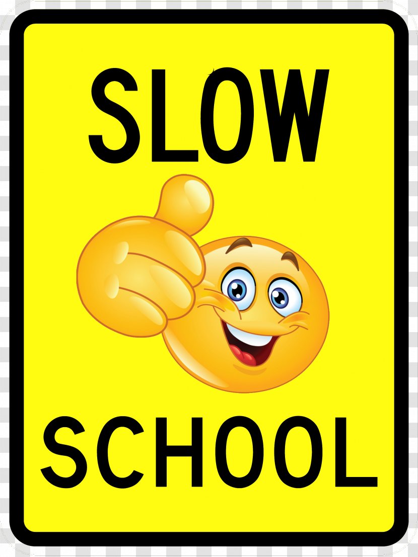 Slow Children At Play School Zone Sign Speed Limit - Traffic - Child Transparent PNG