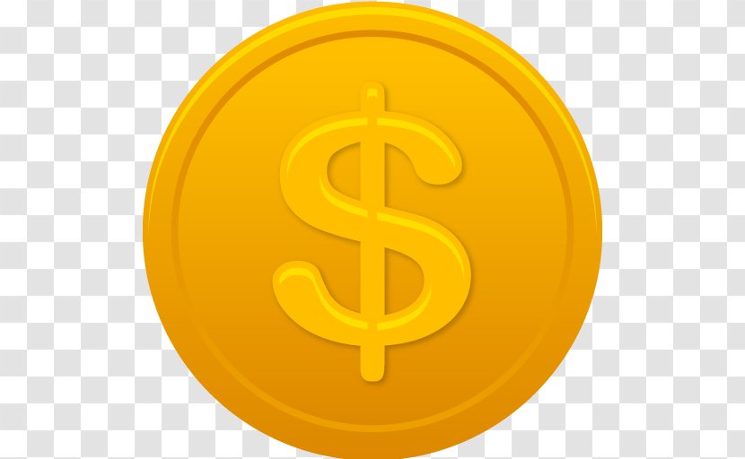 Symbol Trademark Yellow - Money - Coin Us Dollar Transparent PNG