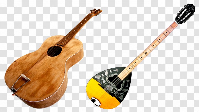 Acoustic Guitar Bass Tiple Cuatro Ukulele - Heart Transparent PNG