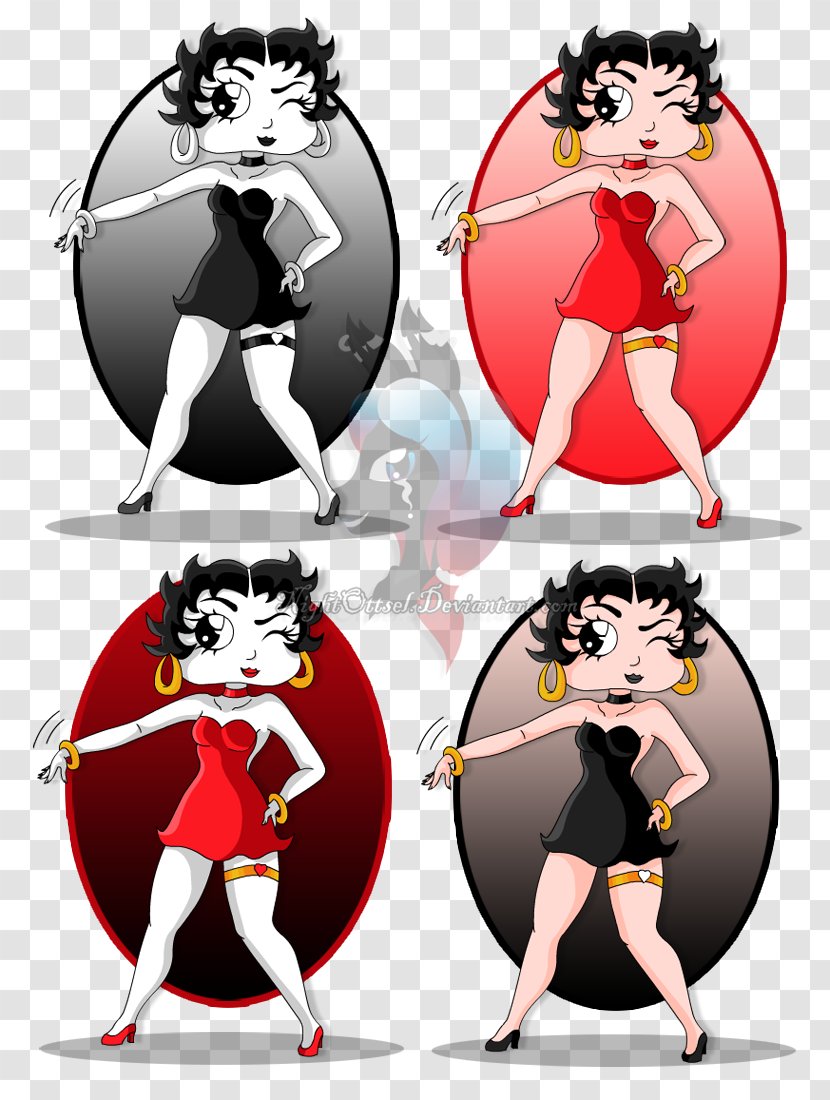 Betty Boop Drawing Fan Art Clip - Character - Fiction Transparent PNG