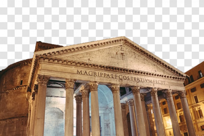 Pantheon Colosseum Roman Forum Ancient Rome Architecture - Column Transparent PNG
