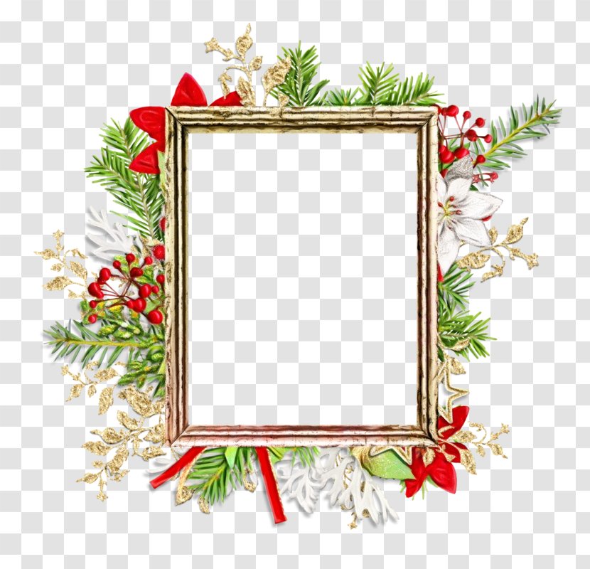 Picture Frame - Rectangle - Pine Family Twig Transparent PNG