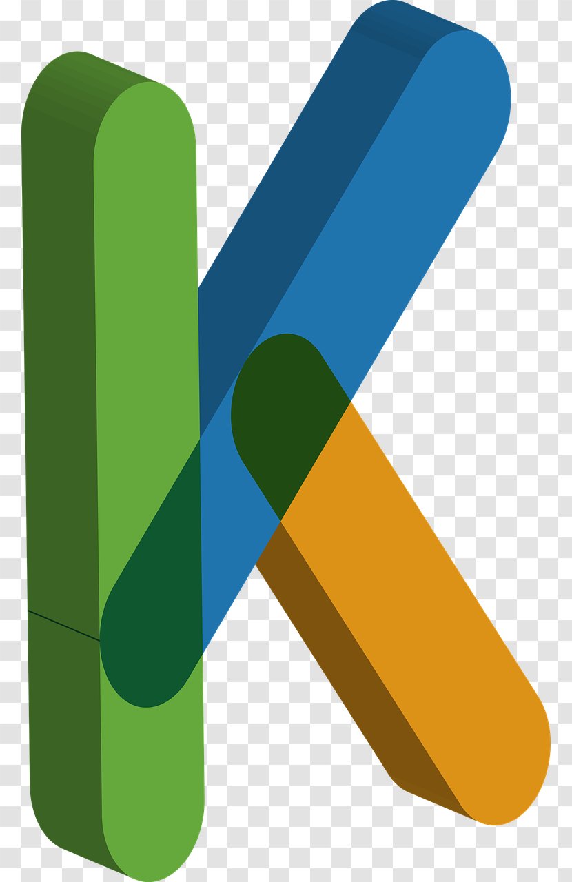English Alphabet Letter K Font - Color - Banner Transparent PNG