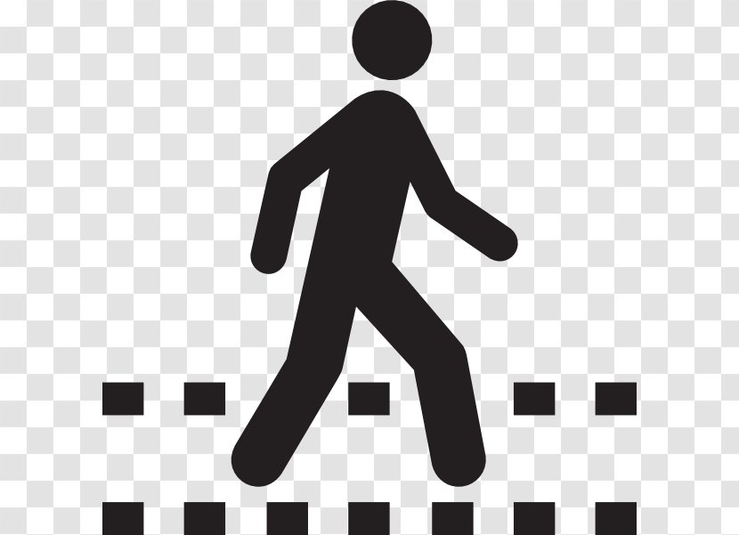 Pedestrian Crossing Clip Art - Guard - Walking Transparent PNG