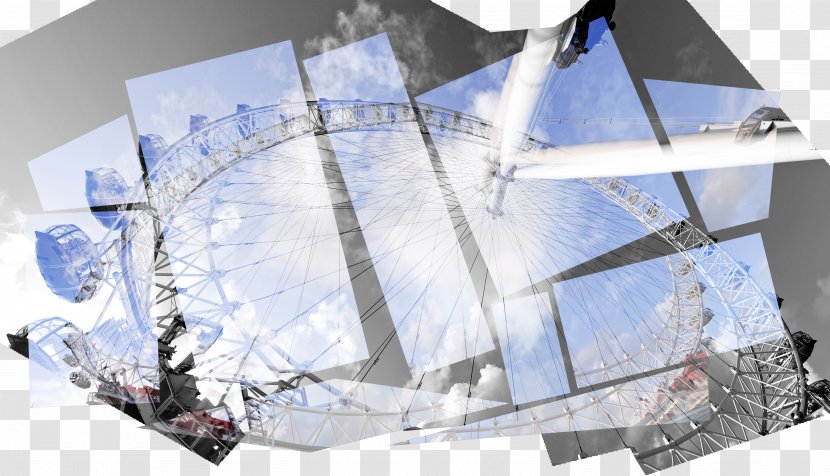 London Eye Collage Photography - Space Transparent PNG