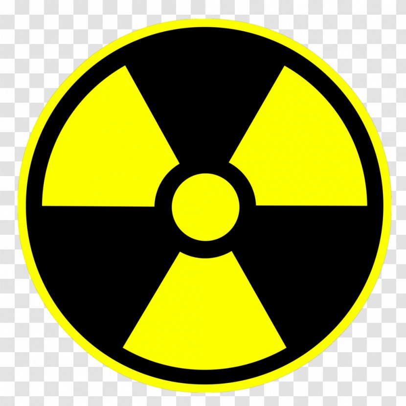Hazard Symbol Nuclear Power Radioactive Decay Sticker Decal - Radiation Clipart Transparent PNG