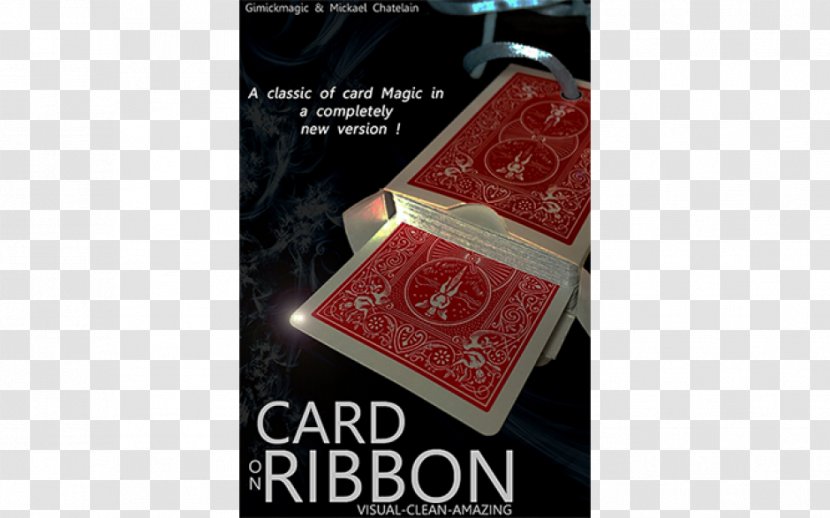 Playing Card Magic Ribbon Manipulation - Watercolor Transparent PNG