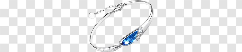 Bracelet Glass Quartz Necklace - Body Jewelry - Sapphire Valentines Day Transparent PNG