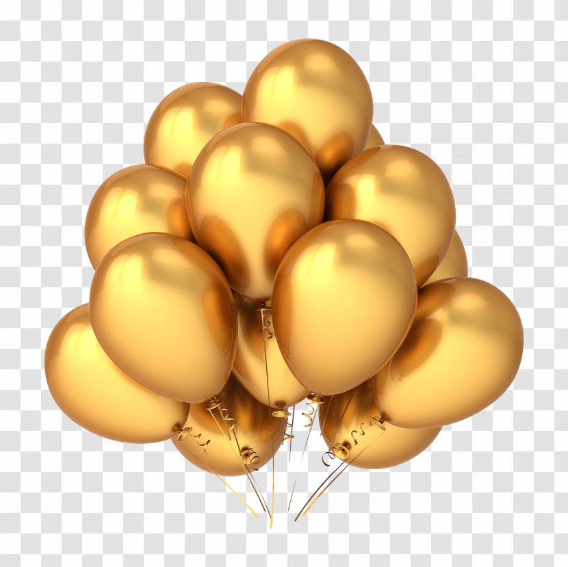 Balloon Gold Stock Photography Birthday Clip Art - Party - Finance Transparent PNG