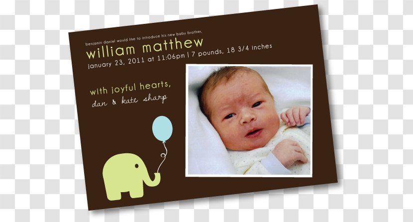 Picture Frames Material Font - Text - Birth Announcement Transparent PNG