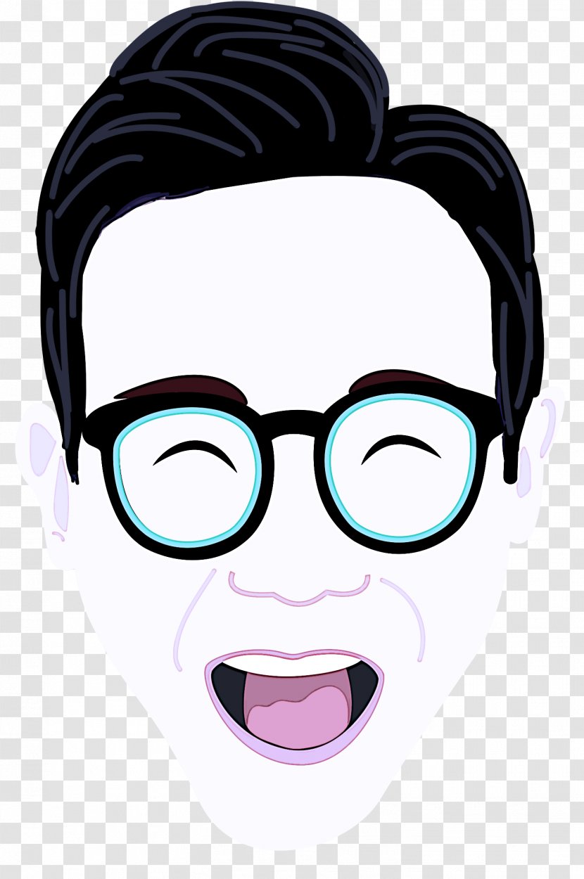 Glasses - Eyebrow - Forehead Smile Transparent PNG