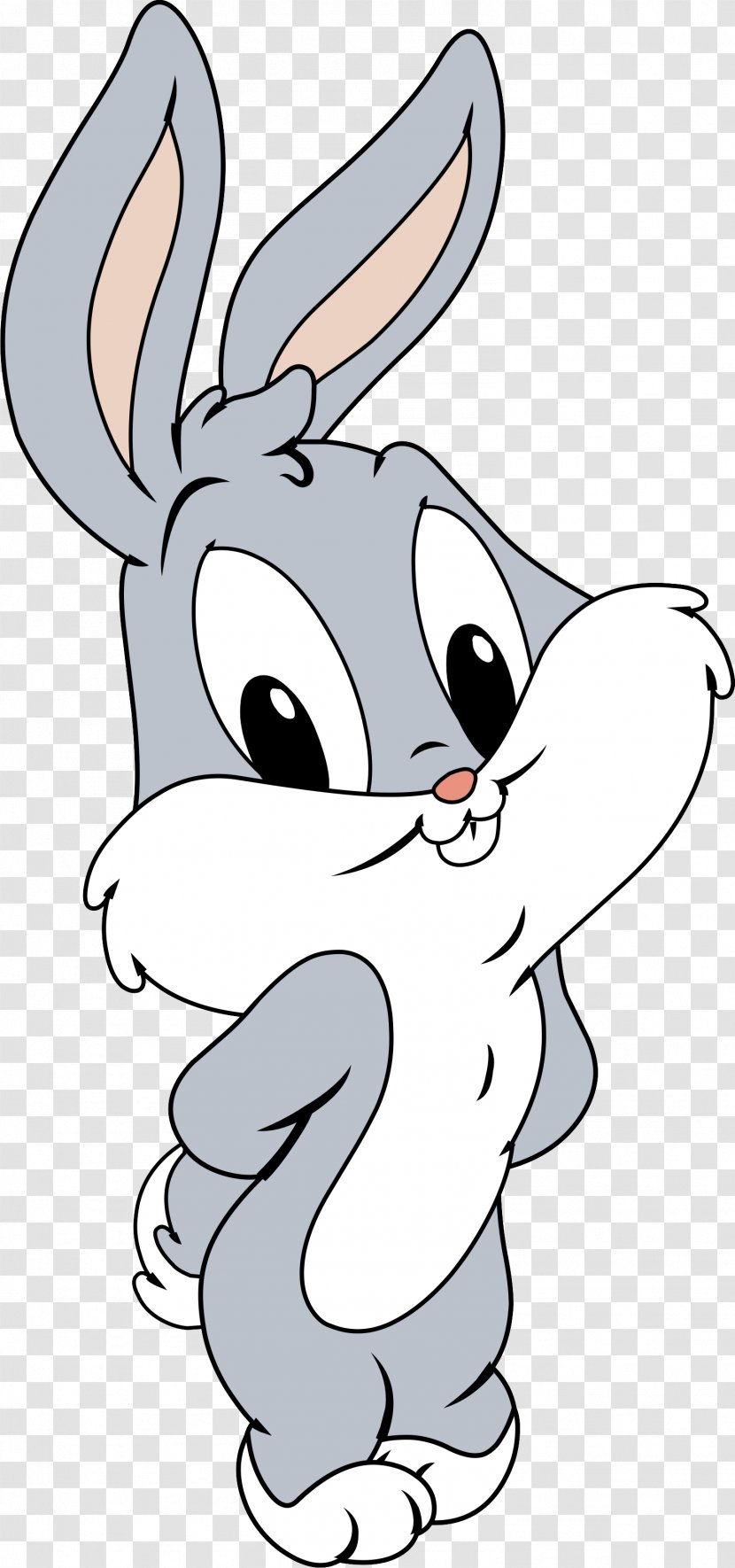 Bugs Bunny Daffy Duck Tasmanian Devil Tweety Sylvester - Whiskers - Rabbit Transparent PNG