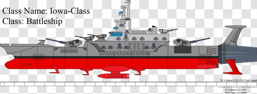 Heavy Cruiser Japanese Battleship Yamato Iowa-class Yamato-class - Dreadnought - Ship Transparent PNG