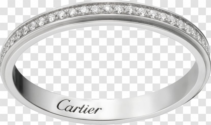 Wedding Ring Diamond Cartier Transparent PNG