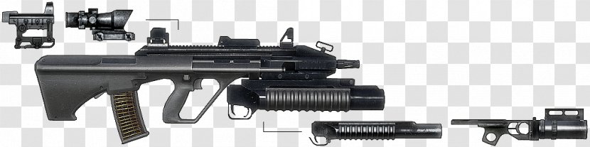 Trigger Battlefield: Bad Company 2 Firearm Heckler & Koch HK416 - Tree - Weapon Transparent PNG