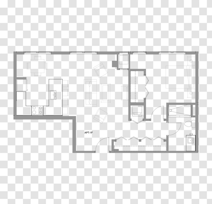 Floor Plan 賃貸住宅 Bungalow House Architecture - Park Transparent PNG