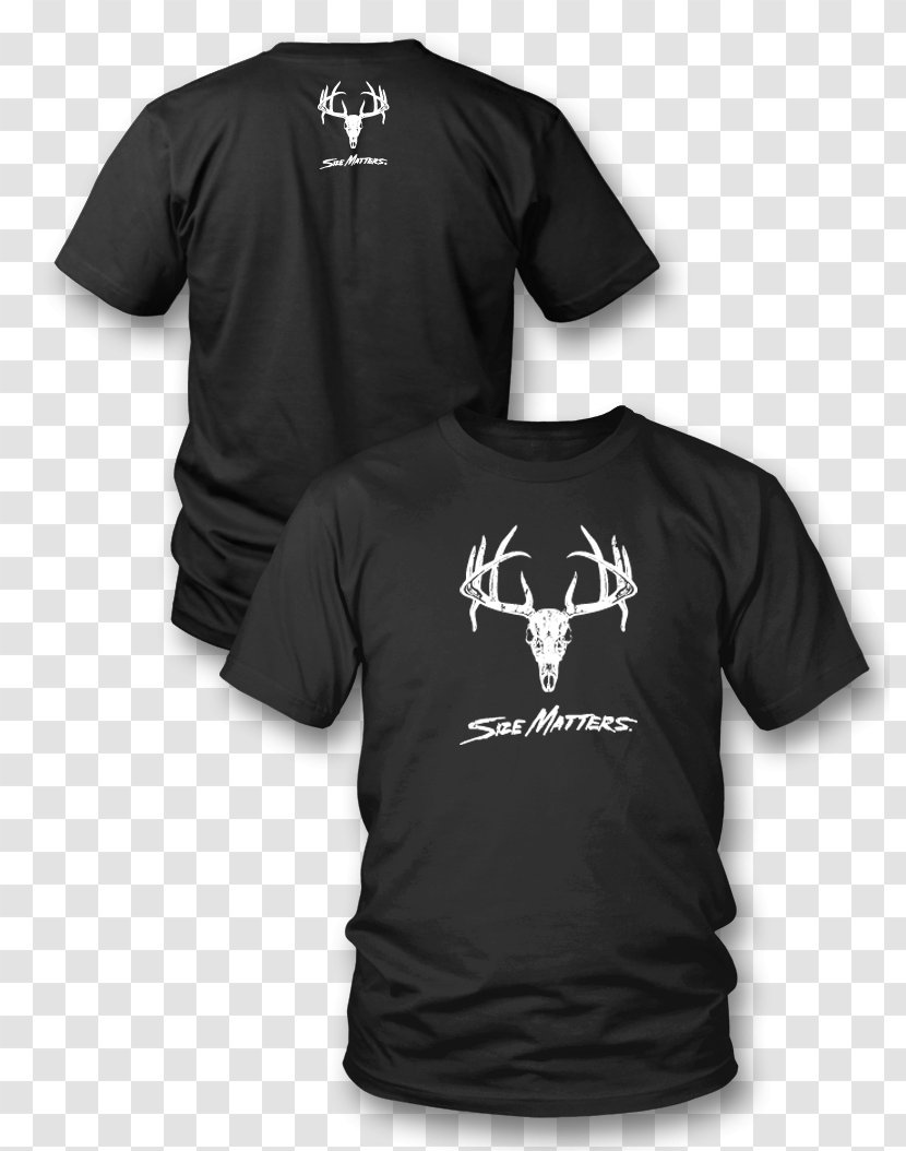 Long-sleeved T-shirt Hoodie - Active Shirt - Deer Skull Transparent PNG