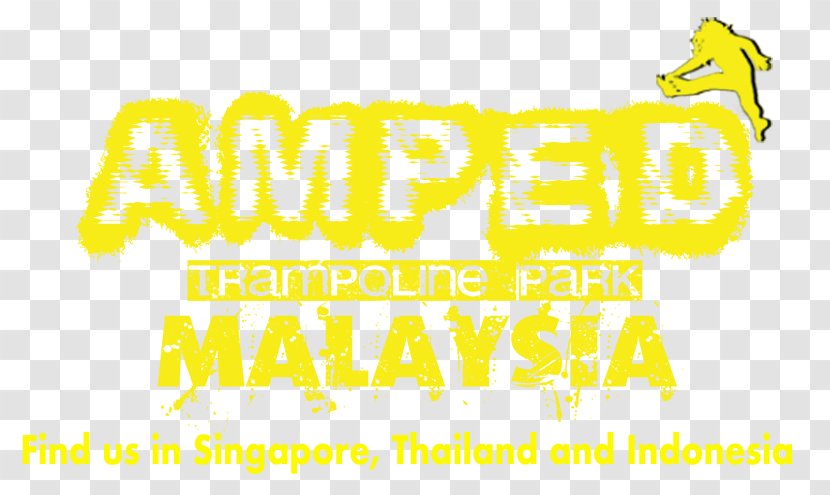 Logo Brand Clip Art Font Line - Yellow - Trampoline Park Party Invitations Transparent PNG