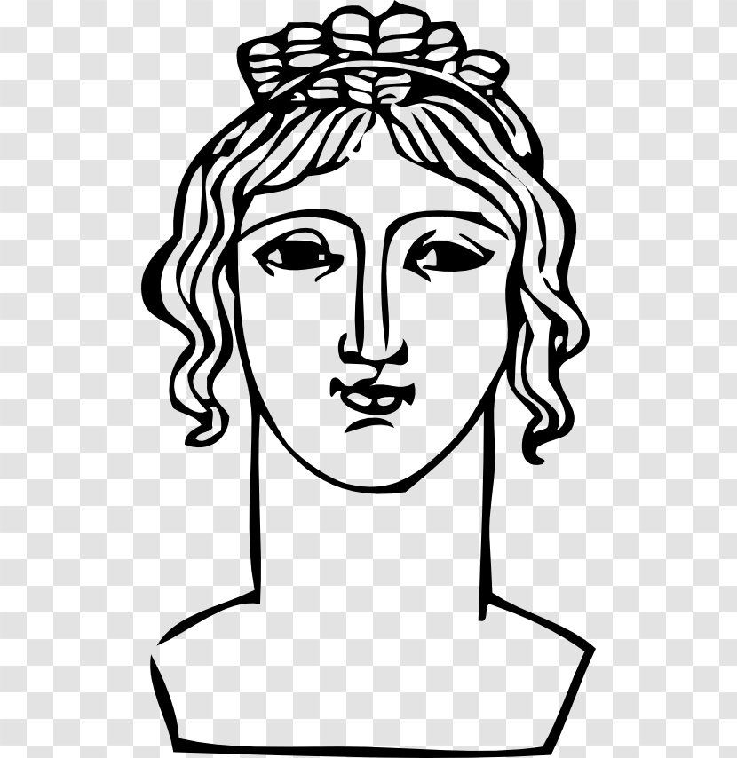 Ancient Greece Clip Art - Woman - Hair Transparent PNG