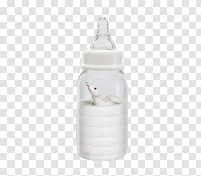 Water Bottles Baby Transparency And Translucency Glass Bottle - Milk - Transparent Transparent PNG