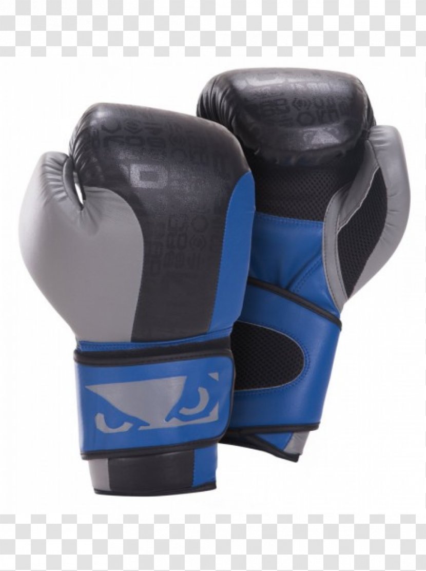 Boxing Glove Mixed Martial Arts Clothing - Electric Blue - Gloves Transparent PNG