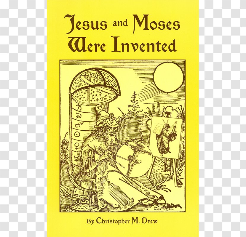 Jesus And Moses Were Invented Printmaking Giclée Comics - Fictional Character - American Atheists Transparent PNG