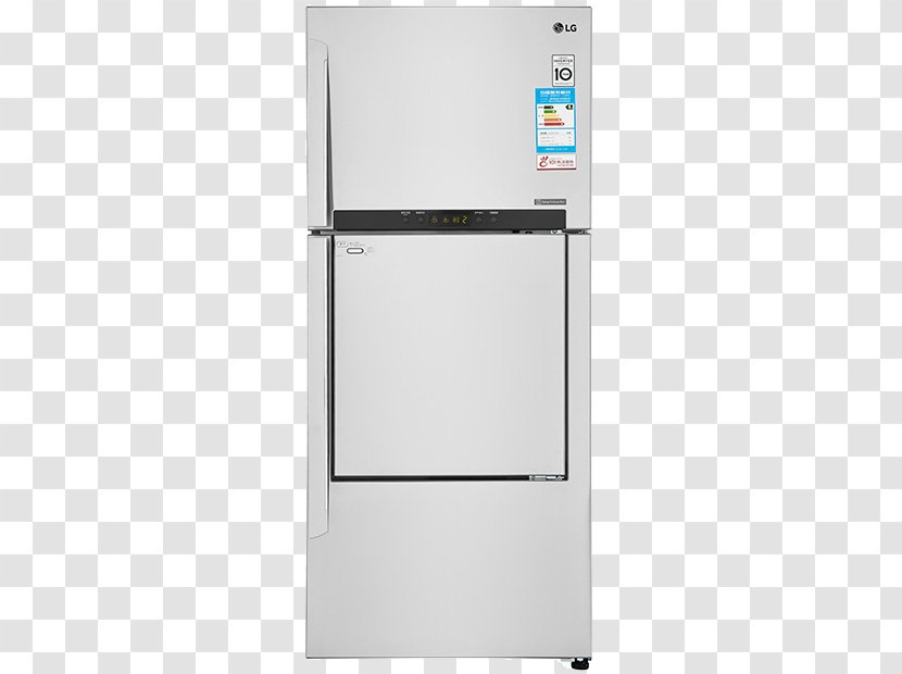 Major Appliance Refrigerator Door Home - LG Double Transparent PNG