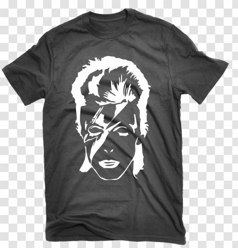 T-shirt Clothing Hoodie The Band - Black And White - David Bowie Transparent PNG