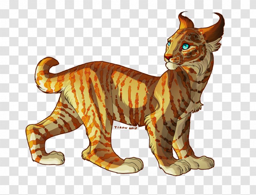 Cat Tiger DeviantArt Tigon Drawing - Tail Transparent PNG