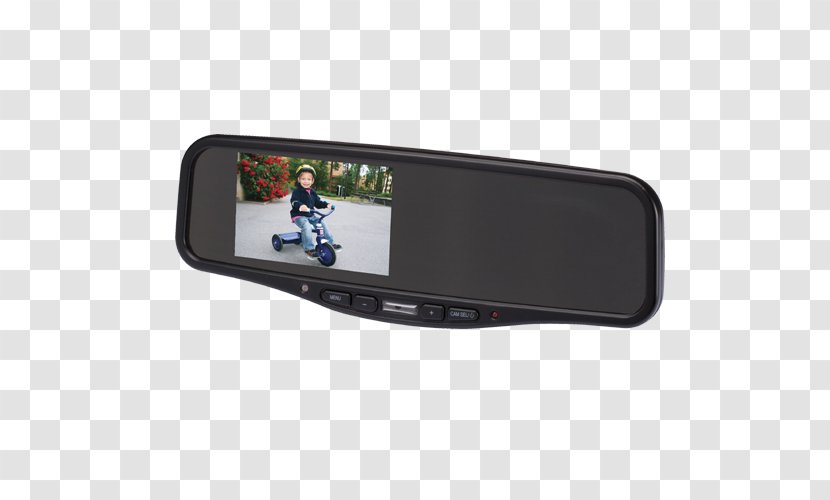 Rear-view Mirror Car Backup Camera Computer Monitors - Vehicle Audio - Rearview Transparent PNG