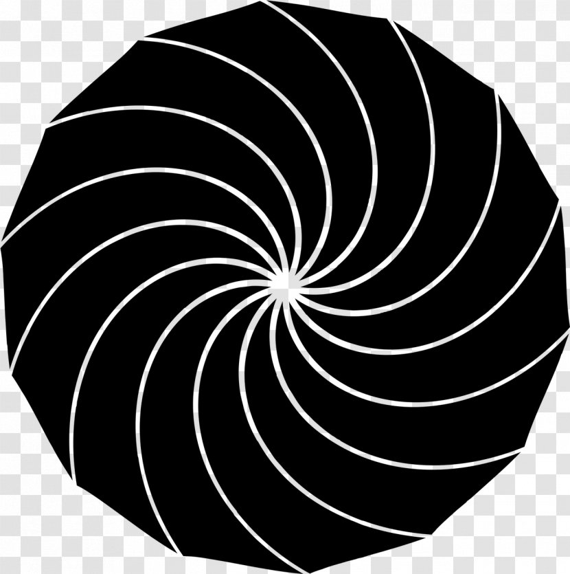 Shutter Black And White Camera - Spiral Transparent PNG