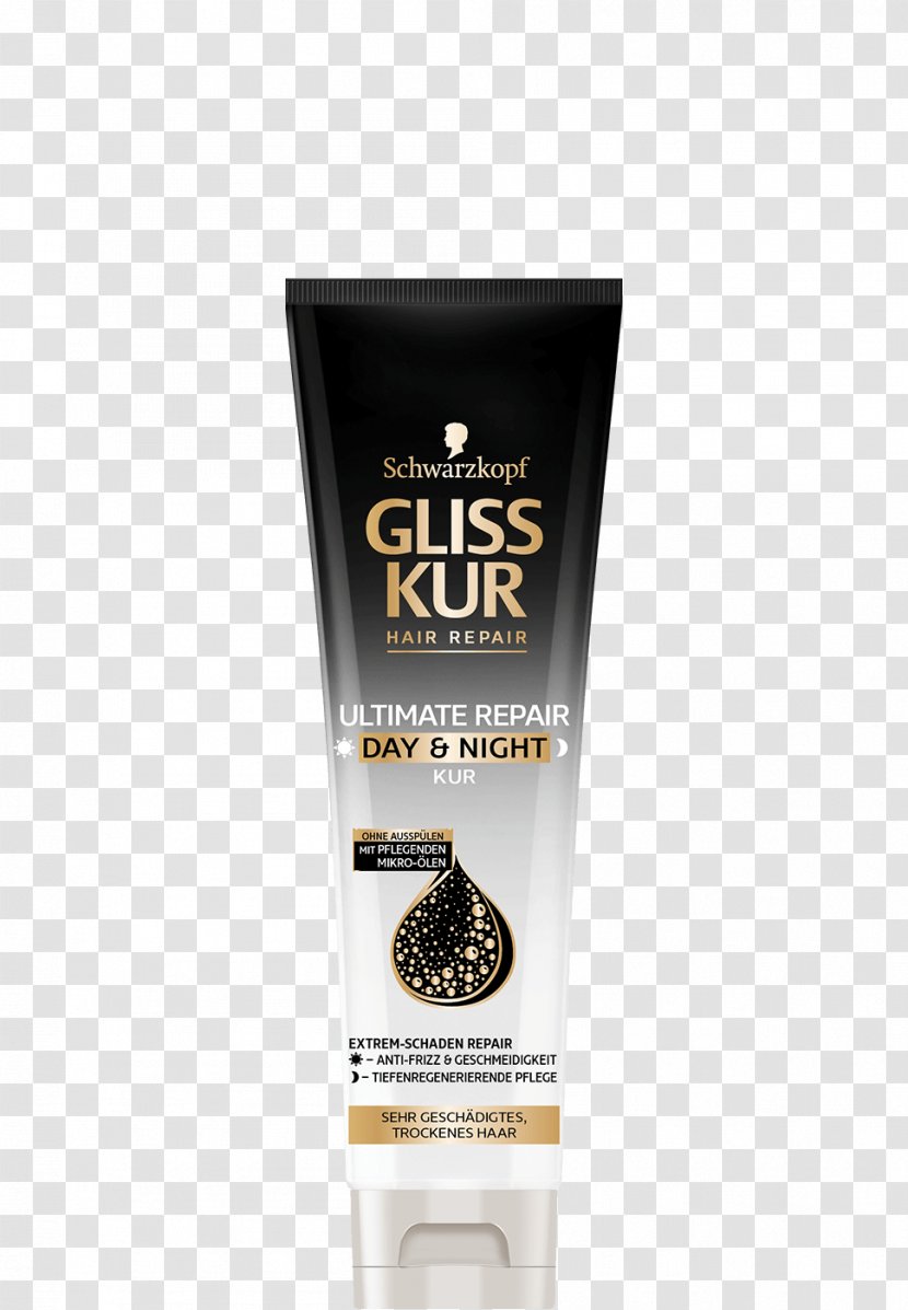 Lotion Schwarzkopf Gliss Ultimate Repair Shampoo Cream Flavor - Hair Transparent PNG