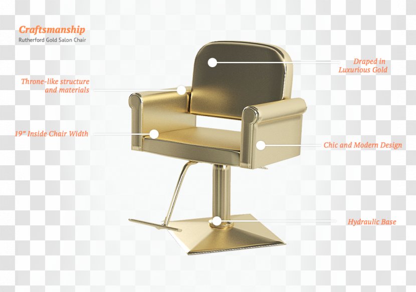 Barber Chair Beauty Parlour Cosmetologist - Salon Transparent PNG