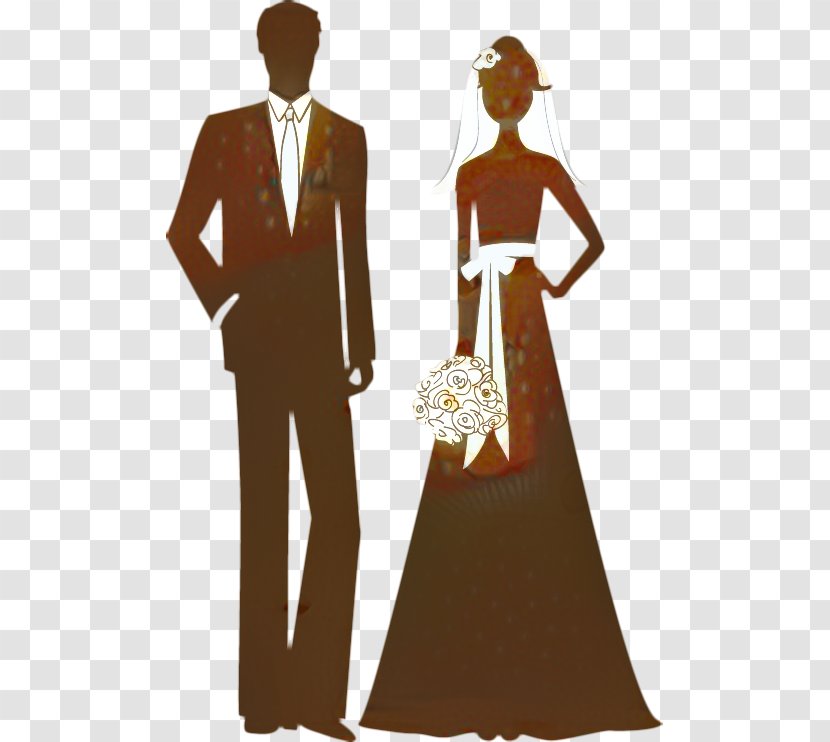 Bride And Groom - Formal Wear - Style Sleeve Transparent PNG