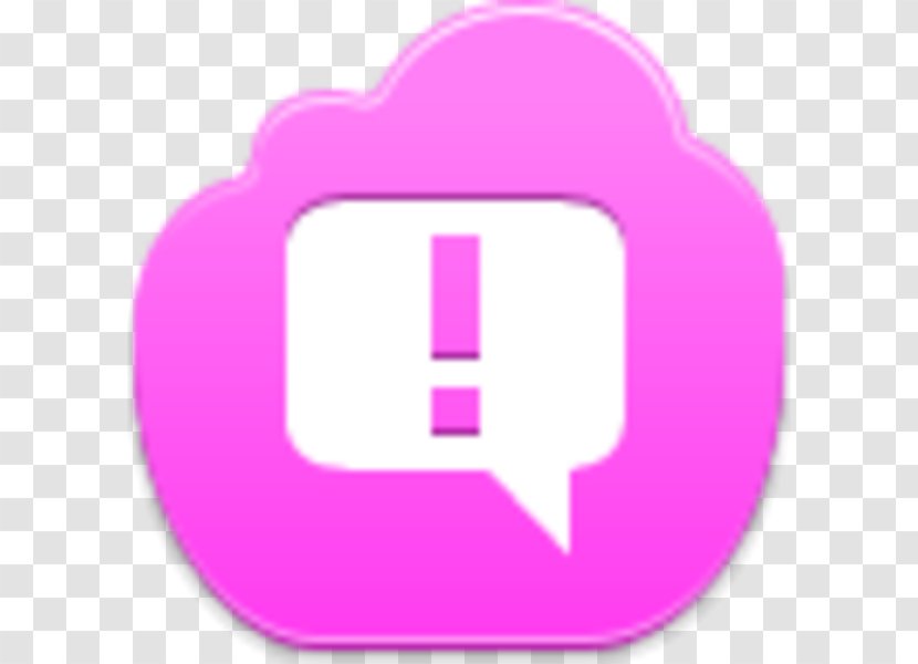 SMS Blog Health Clip Art - Pink - Message Attention Icon Transparent PNG