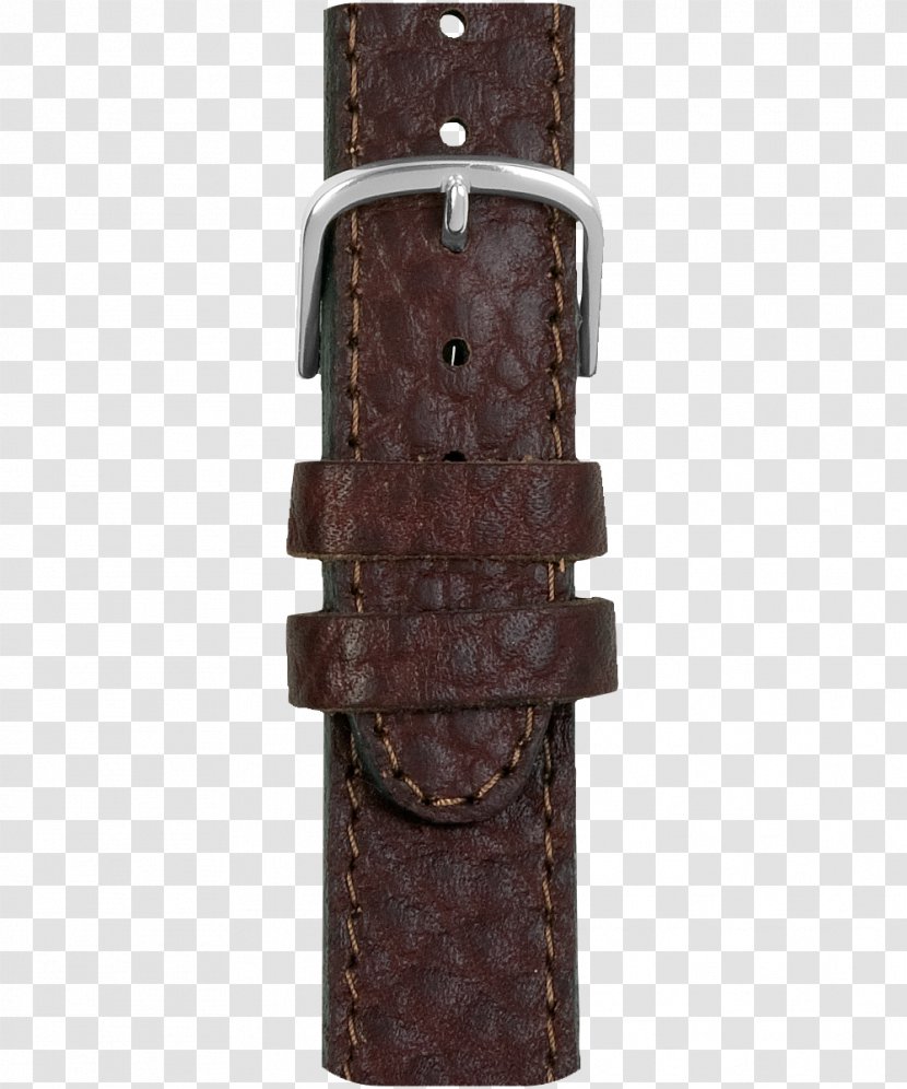 Watch Strap Leather Buckle Ballistic Nylon - Brown - High-definition Material Transparent PNG