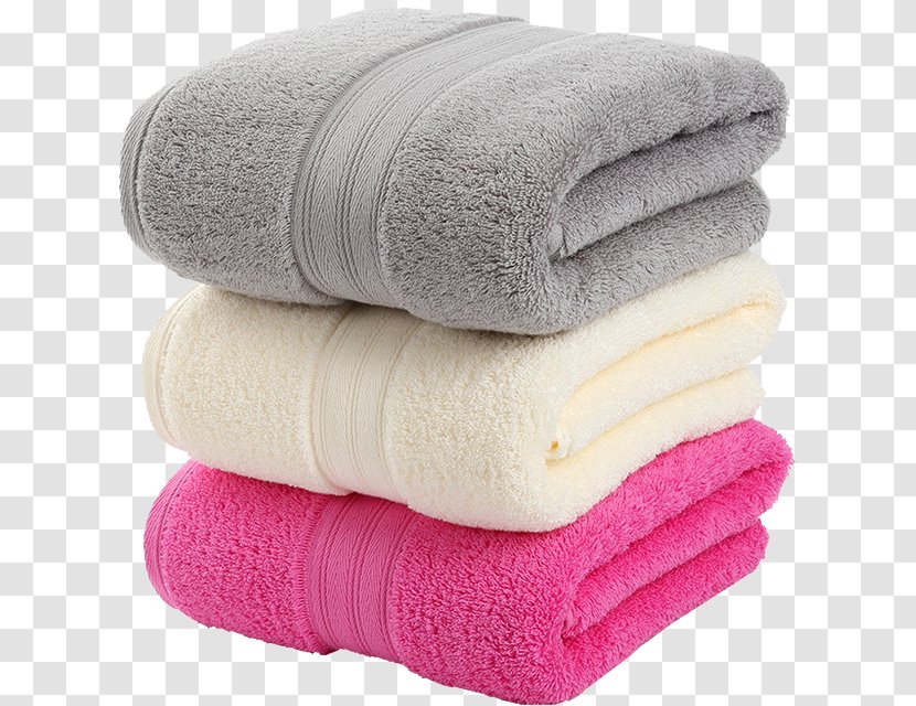 Towel Cotton U6d74u5dfe Bathrobe Bathing - Linens - Bath Transparent PNG