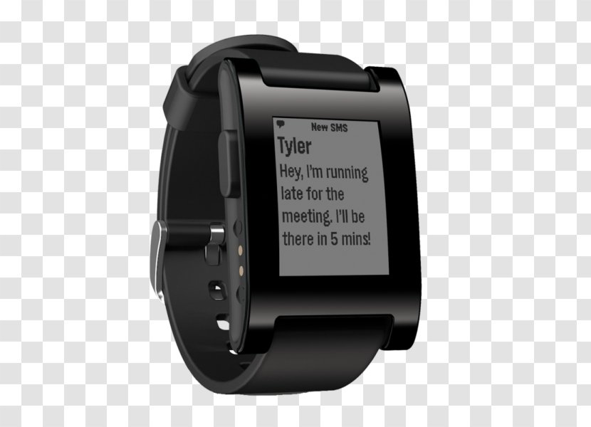 Pebble Time Classic Smartwatch - Android - Watch Transparent PNG